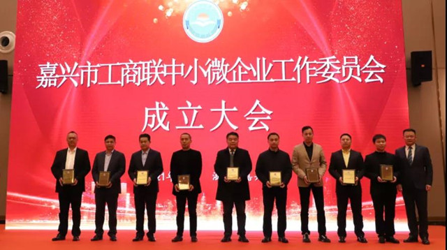 嘉兴市工商联中小微企业工作委员会成立，我司当选副主任委员
